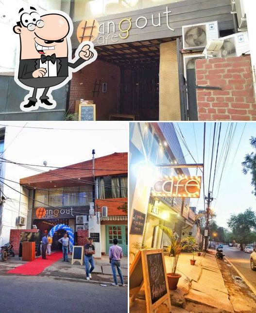 The exterior of Hangout Cafe