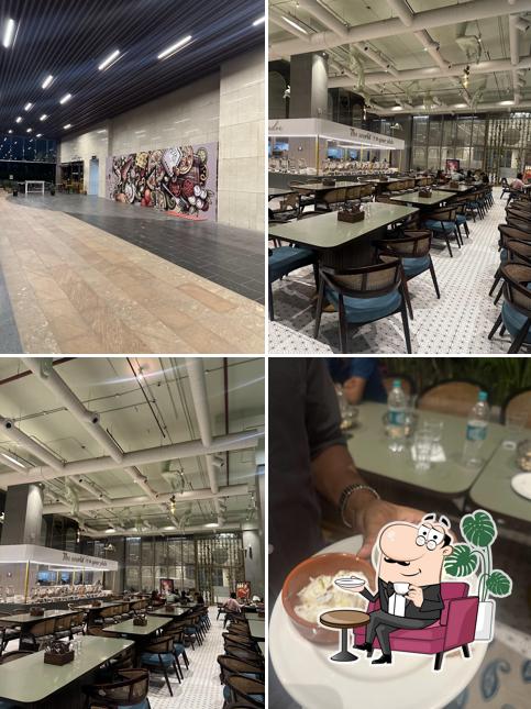 The interior of Medoe Curated Buffet