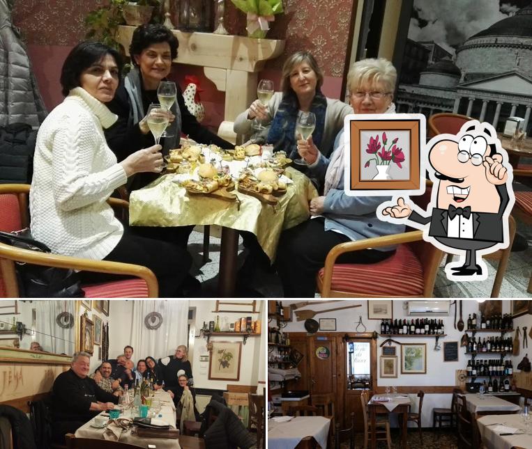 Gli interni di Osteria Da Murer