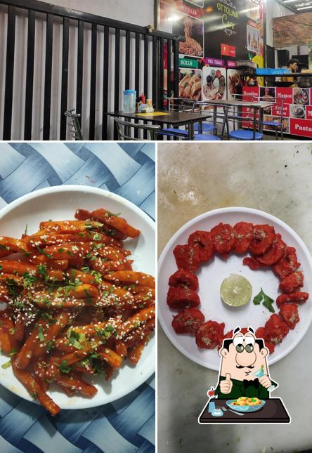 This is the picture showing food and interior at Ottolina Cafe
