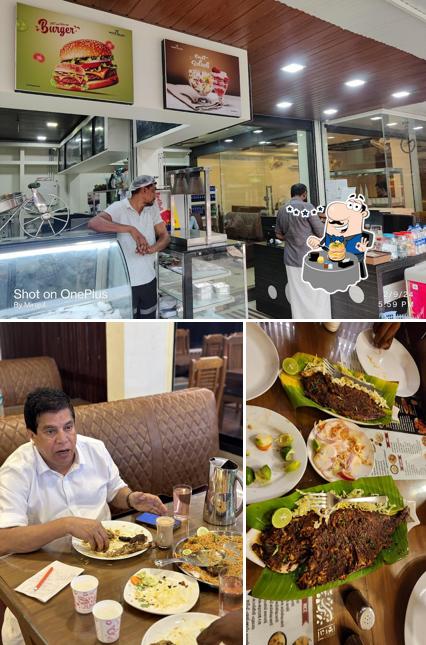 The picture of food and interior at WHITE PALACE