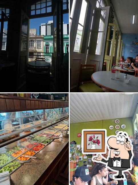O interior do Restaurante Comer Bem