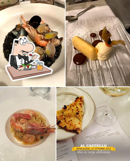 Cibo al Al Castello Ristorante con Pizza