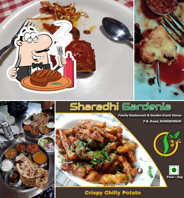 Sharadhi Gardenia Family Restaurant Mruthyunjaya Nagar Ranebennur