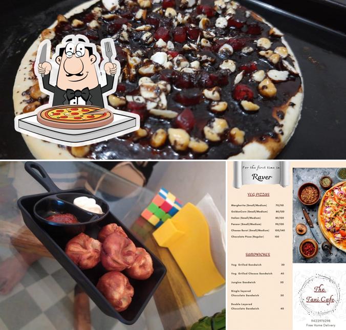 Pick various types of pizza