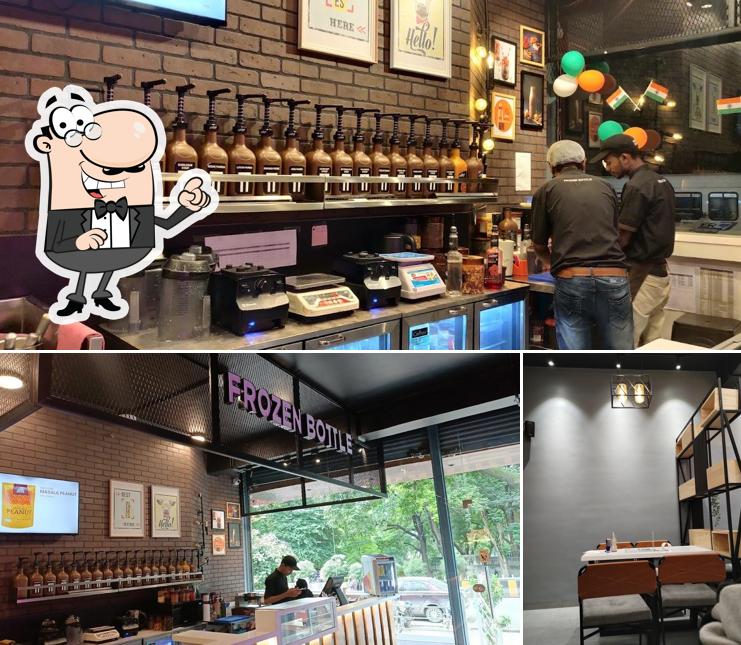 The photo of Frozen Bottle - Milkshakes, Desserts, and Ice Cream’s interior and exterior