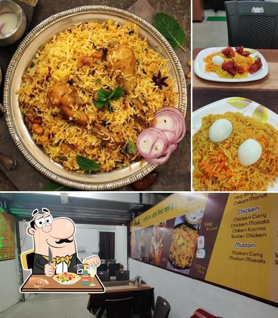 Food at Hayat Biryani House