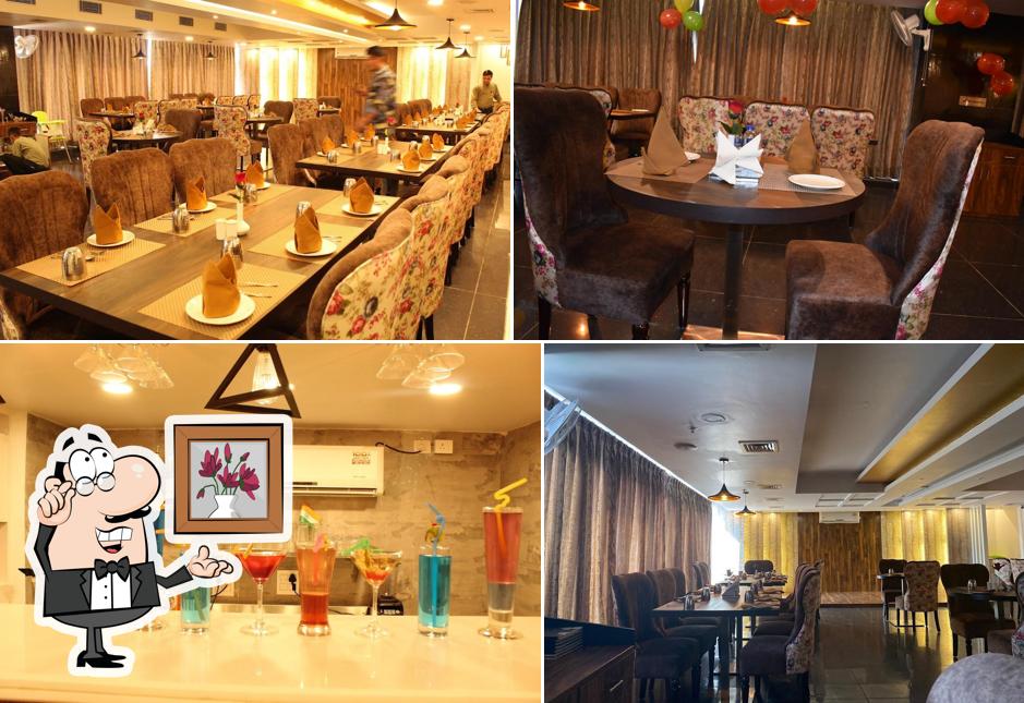 The interior of Lotus Dine Restaurant