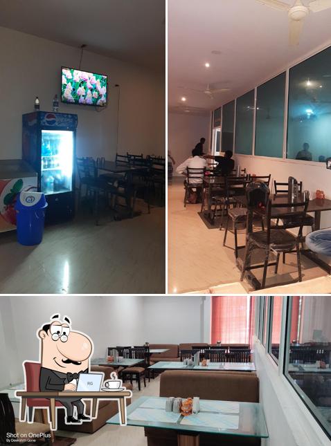 The interior of KRUPA MULTI CUISINE RESTAURANT