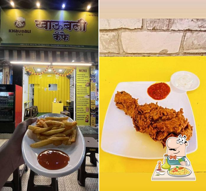 The photo of food and interior at Khaubali Cafe