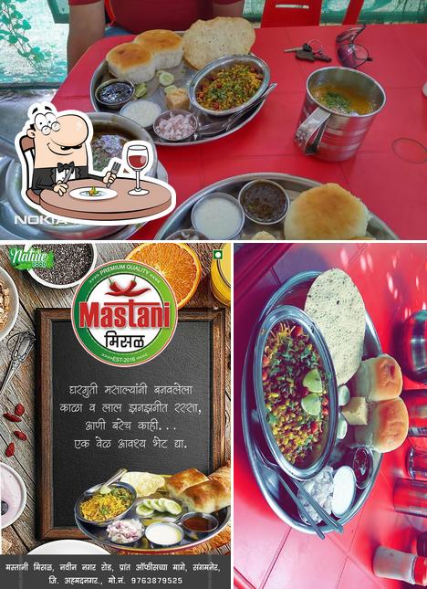 Food at Mastani Misal