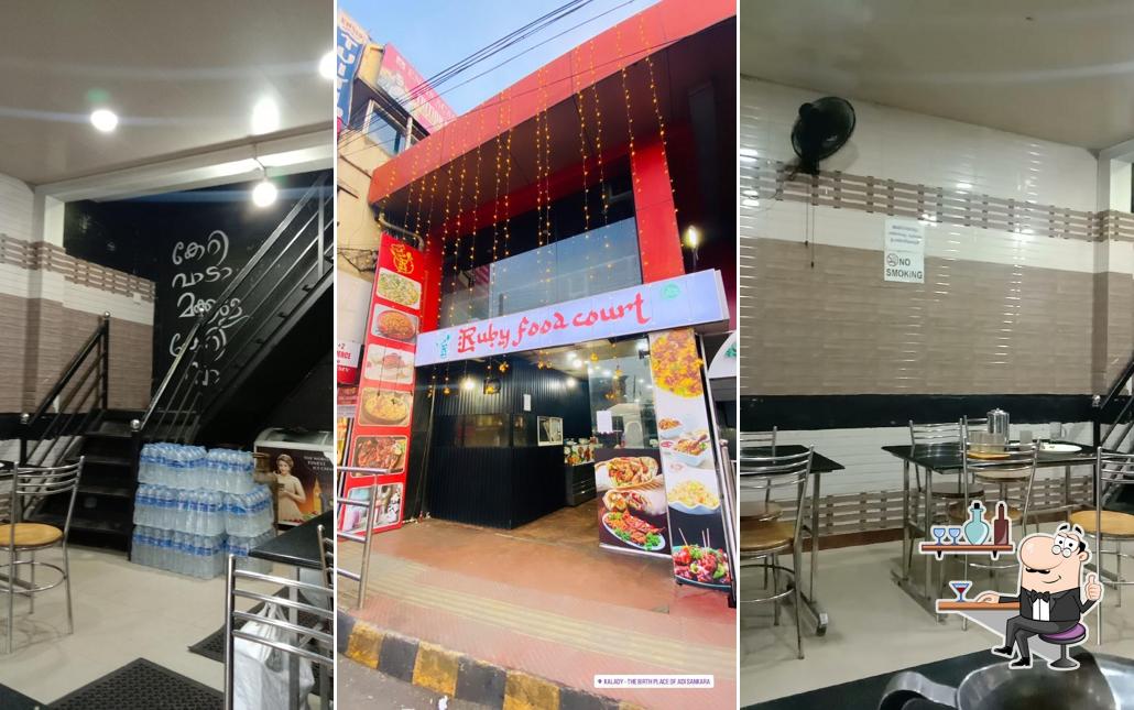 The interior of Ruby food court