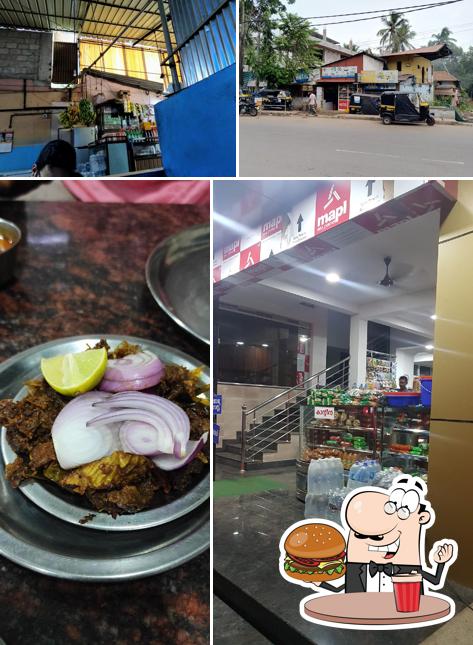 Get a burger at Sukapuram Hospital Canteen
