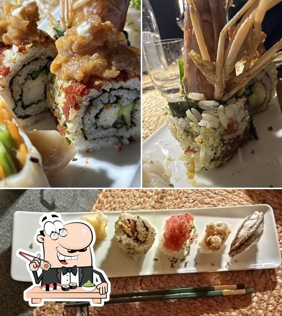 Scegli le diverse opzioni di sushi