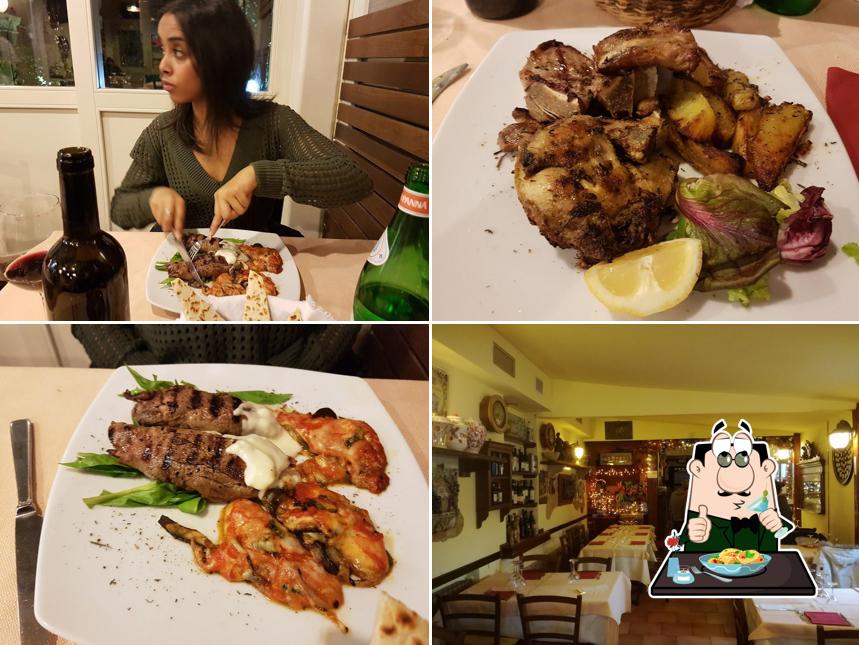 Platti al Trattoria I Maceri