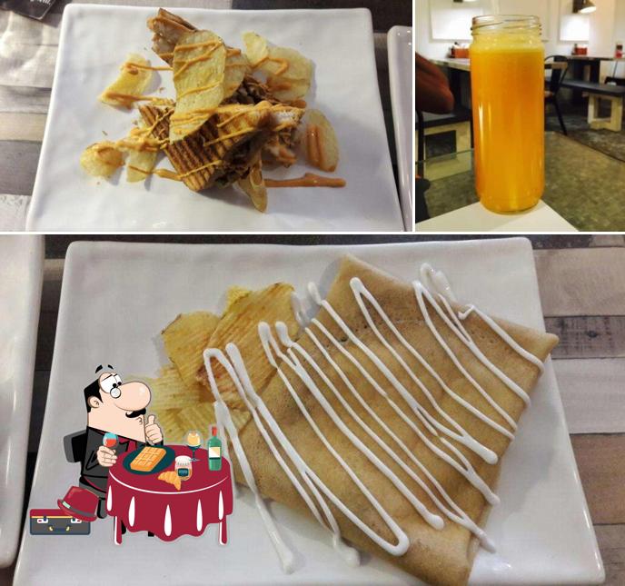 Waffles at Canadian Crepe Company