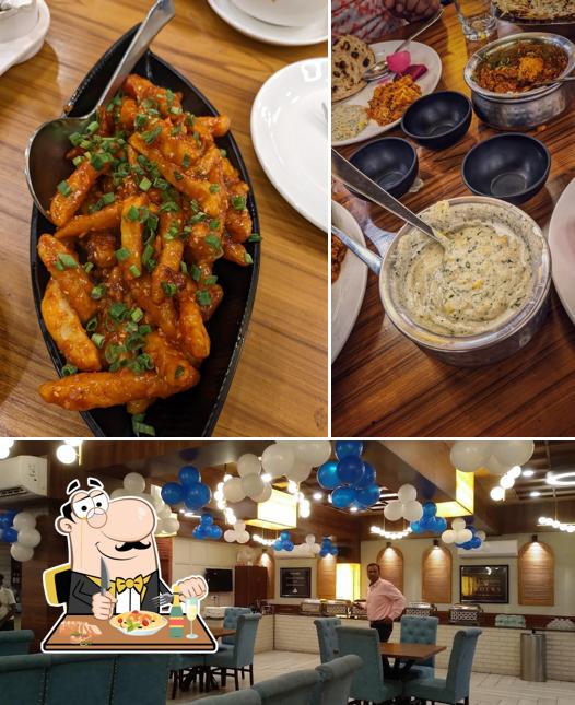 The restaurant's food and interior