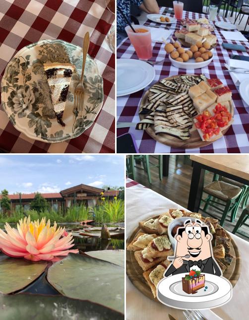 Torta al cioccolato al Agriturismo La Contea del Vignolo Fiorito