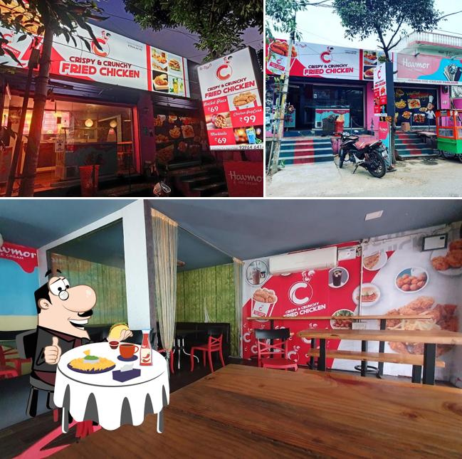 Get a burger at CRISPY & CRUNCHY fried chicken