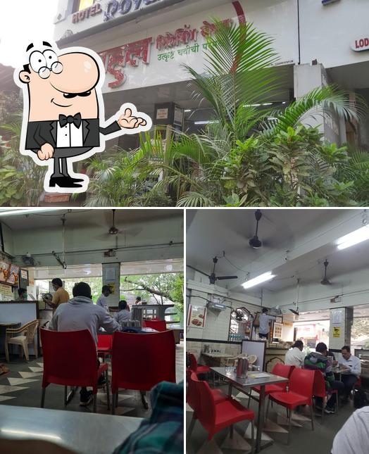 The restaurant's interior and exterior