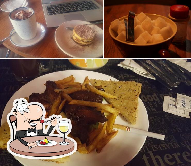 Food at swish cafe
