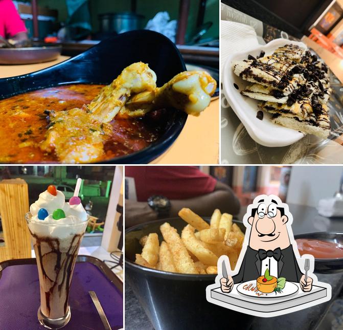 Food at Canvas Cafe