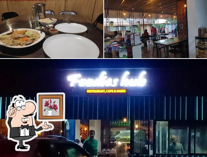 The interior of Foodies Hub