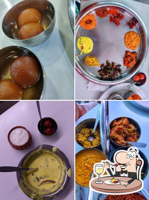 Gulab jamun at G. Chinnarao Restaurant