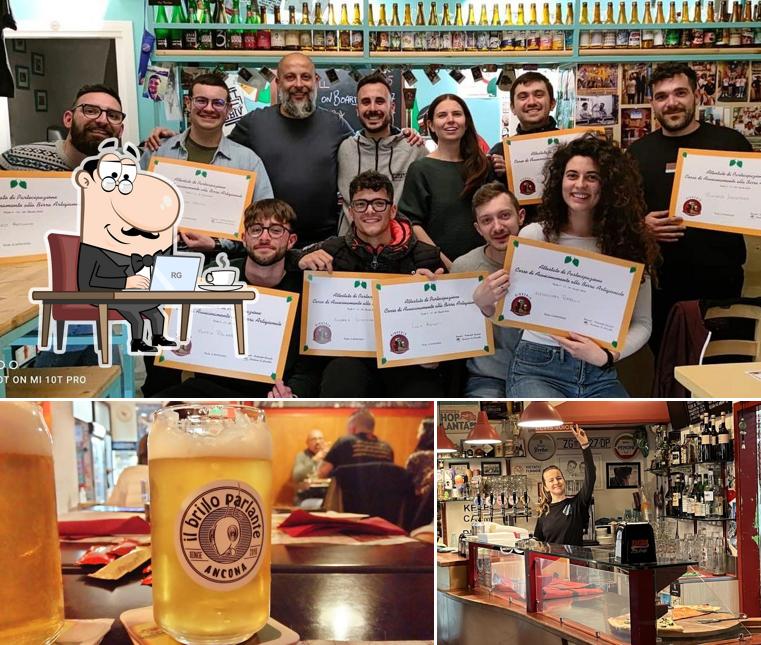 Il Brillo Parlante si caratterizza per la interni e cibo