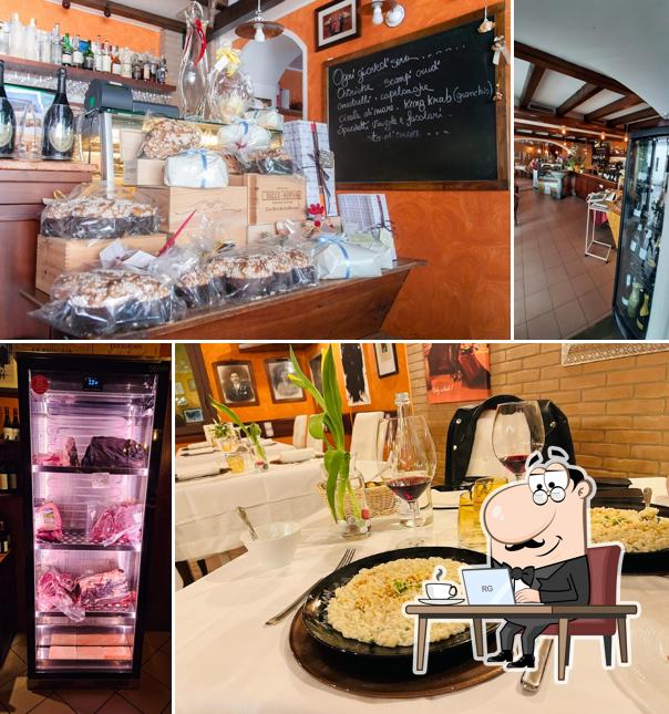 Gli interni di Osteria Ai Turians