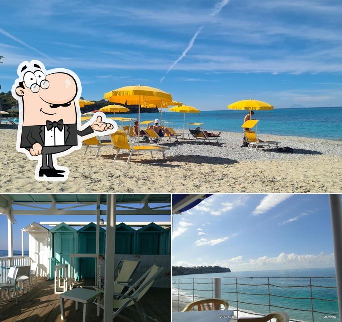 Gli interni di Acquamarina Beach