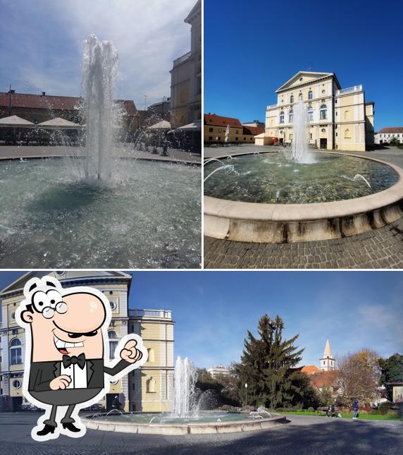 L'area esterna è una caratteristica importante di Scena & Bar Rogoz