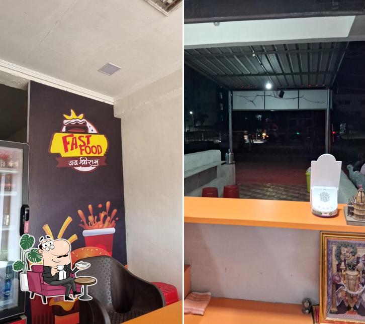 The interior of Jay Shree Ram Fast Food