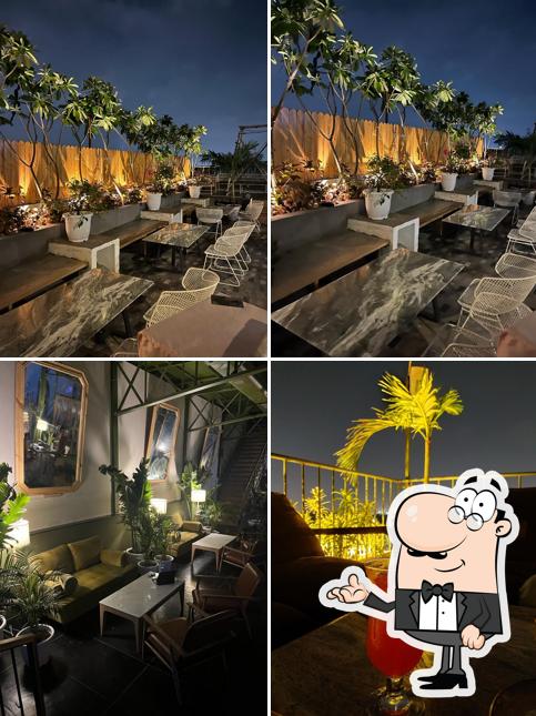 The interior of Savanna Sky Lounge & Bar