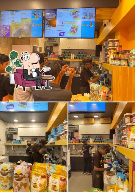 The interior of The Belgian Waffle Co