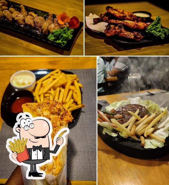 Order finger chips at The G.O.A.T Restaurant