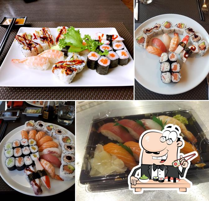 Ordina le diverse opzioni di sushi