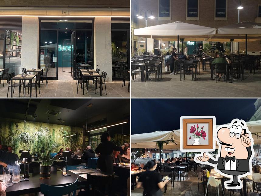Gli interni di Bèrc Pizza Bar