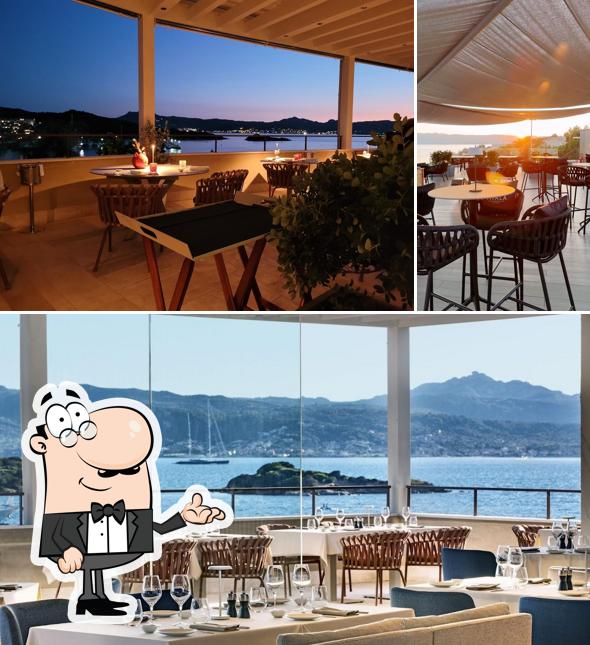 Gli interni di Capogiro Restaurant