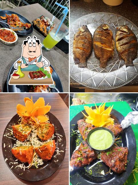 Get meat dishes at Golden Rock Family Garden Restaurant & Bar
