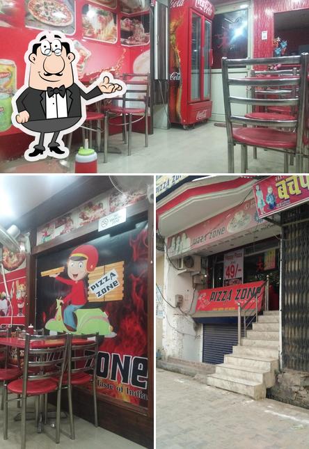 The interior of The Pizza Zone