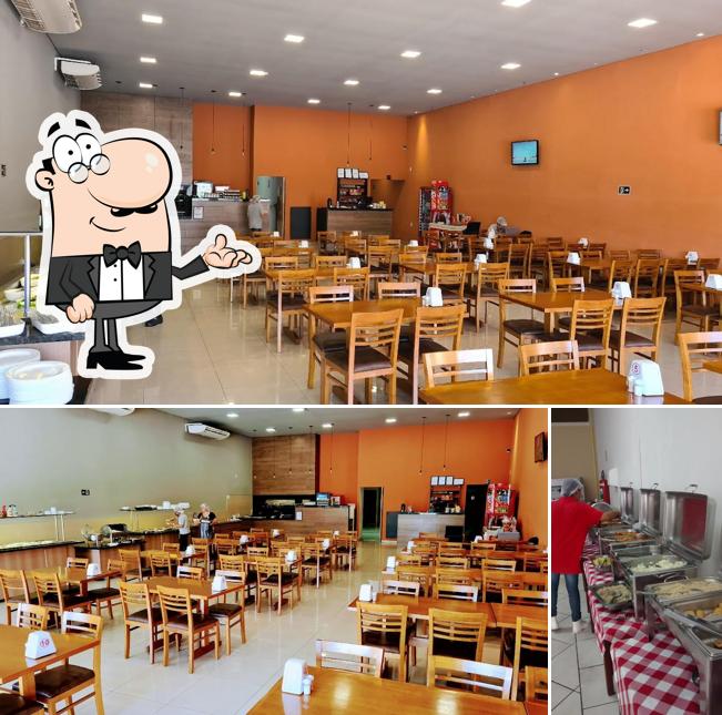 O interior do RANGÃO Self-Service c/ Churrasco, Marmitex e Delivery