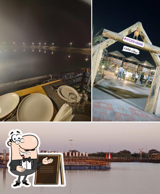 Enjoy the view at the outside area of Hotel kitchen kabana Ankleshwar