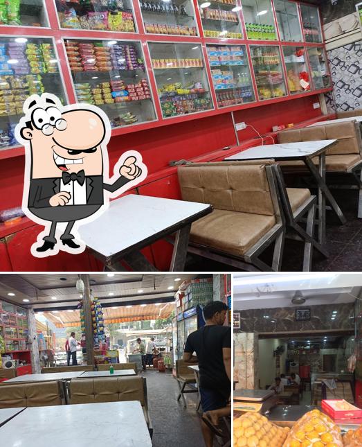 The interior of Krishna Sweet