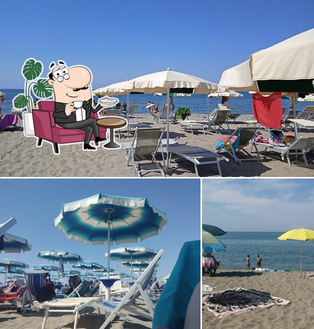 Gli interni di Spiaggia Libera Trabucco