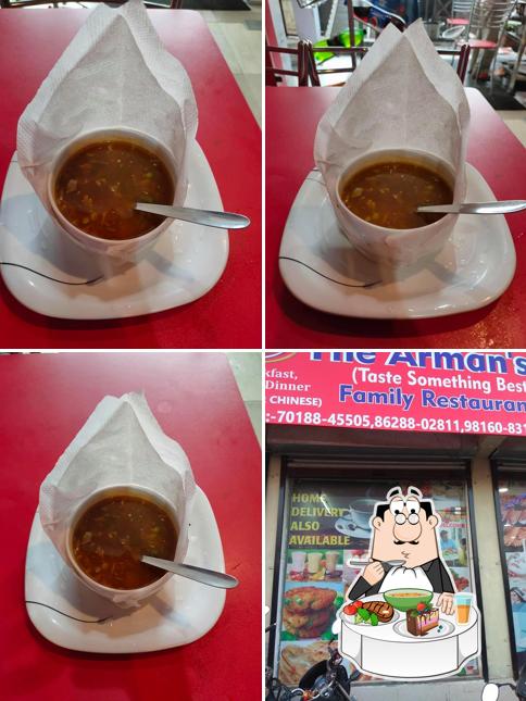 Hot and sour soup at The Arman's