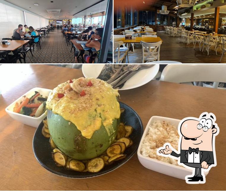 O interior do Vesúvio Praia