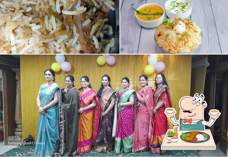 This is the picture displaying food and wedding at The Surabhi Ruchulu
