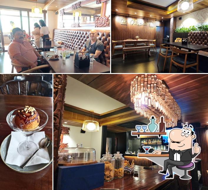 The interior of Nebali fusion cafe