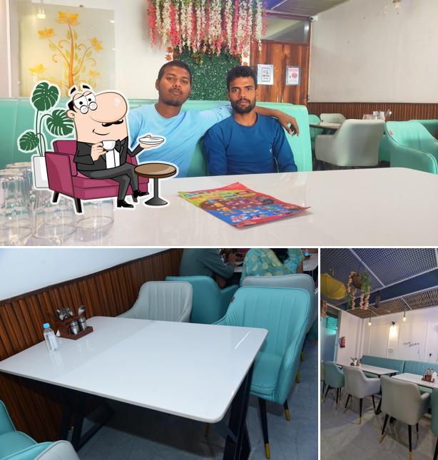 The interior of Desi Chulha A Family Restaurant